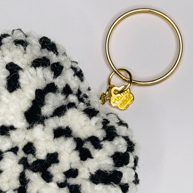 Dalmassie - Porte-clé pompon coeur - L