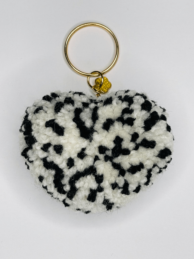 Dalmassie - Porte-clé pompon coeur - L