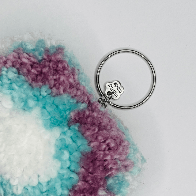 Sweet Unicorn - Porte-clé pompon coeur - XL 